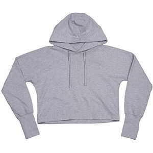 Mantis Womens/Ladies Cropped Crop Top / Gray Heather